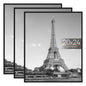 upsimples 16x24 Poster Frame, Easy Slide-In Assembly, Black, 3 Pack
