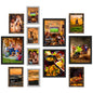 DUENPY 12 Pack Gallery Collage Frame Mixed Sizes Black