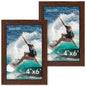 FIXSMITH 10 Pack Picture Frames Collage Wall Decor for Mounting or Tabletop Display, Gallery Wall Frame Set with Two 8x10 Black Frames, Four 5x7 Frames and Four 4x6 Frames, Multi-Pack Photo Frame Set