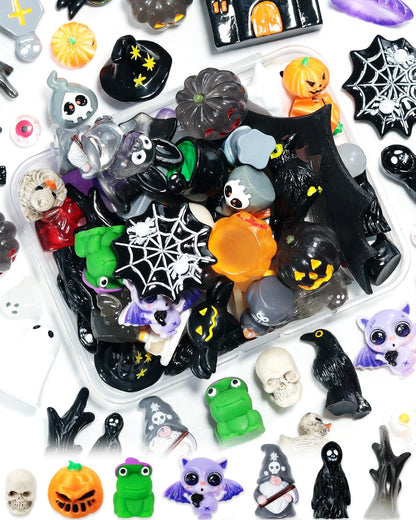 FIVEIZERO 56 Styles Mini Resin Animal Figurines Bulk, Unique Assorted Tiny Little Animals to Hide, Small Figures for Micro Fairy Garden, Party Favors, Dollhouse Crafts Decor