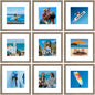 Vittanly 8x10 Picture Frames Set of 9 for Wall or Tabletop Display, Gold