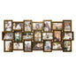 HELLO LAURA - 4x6 Picture Frame Collage Large Photo Collage Frame for Wall 18 Openings Picture Frames Photo Frame Collage Wall Decor for Living Room Bedroom - Rusted Gold