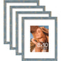 Vittanly 8x10 Picture Frames Set of 4, for Wall or Tabletop, Pale Pink