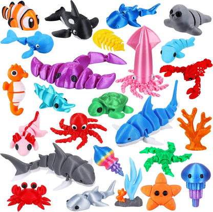 ywevyezc 42 Pcs Mini Resin Animals 42 Styles Resin Animals Figurines Bulk for Micro Garden Hide Accessories Crafts Decor