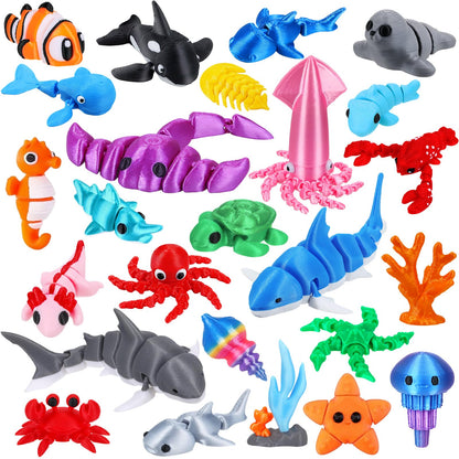 ywevyezc 42 Pcs Mini Resin Animals 42 Styles Resin Animals Figurines Bulk for Micro Garden Hide Accessories Crafts Decor