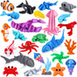 ywevyezc 42 Pcs Mini Resin Animals 42 Styles Resin Animals Figurines Bulk for Micro Garden Hide Accessories Crafts Decor