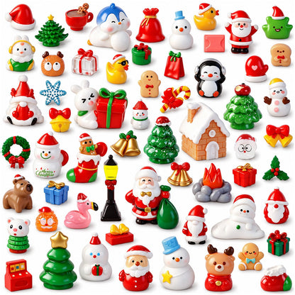 DIYDEC 40pcs Mini Resin Animal 40 Styles Tiny Resin Animals Miniature Little Small Animal Figures Bulk for Micro Fairy Garden Landscape Accessories Dollhouse Hide Crafts Decor Aquarium Toys