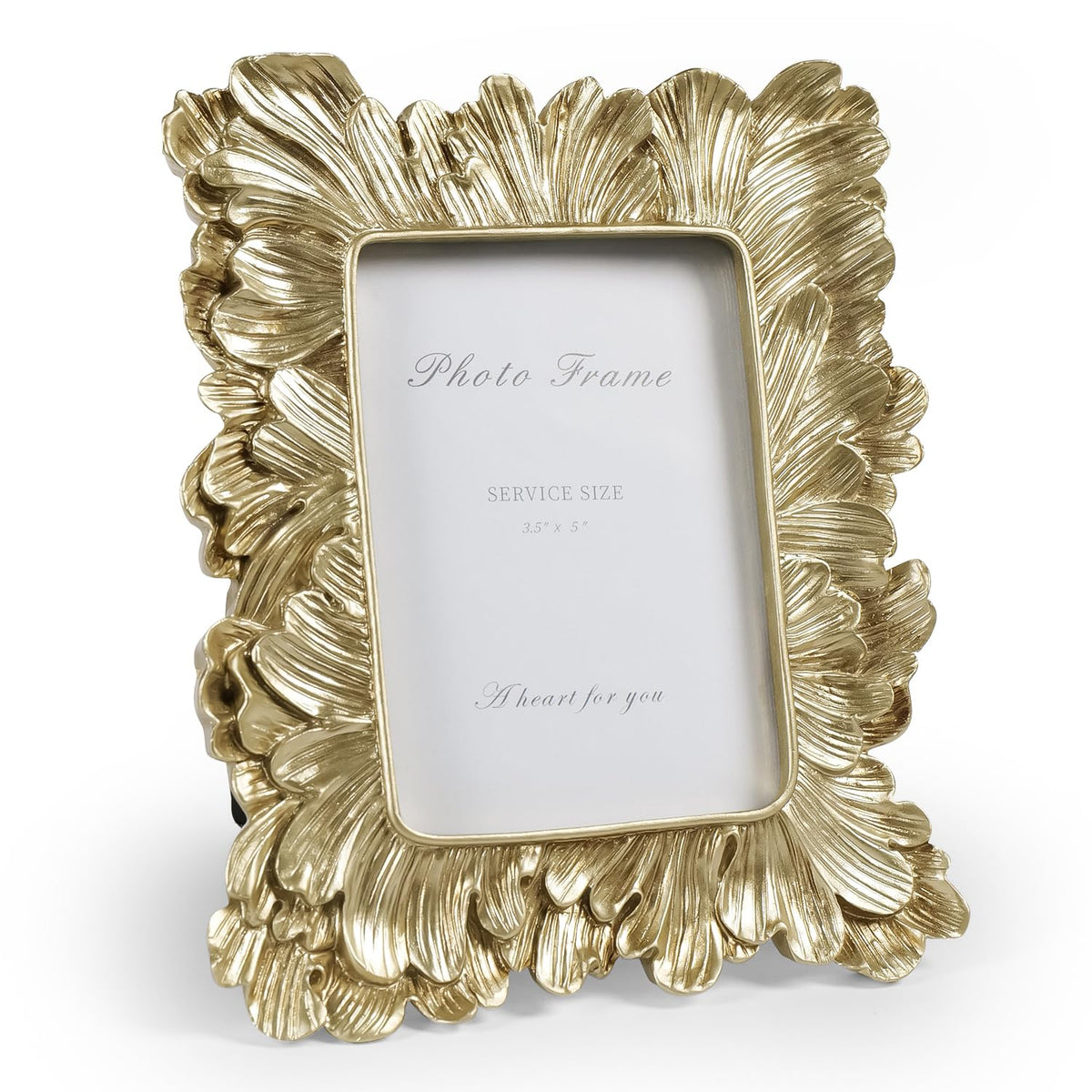 Cuspin 4x6 Vintage Picture Frame Gold Ornate Resin Arched Photo Frame