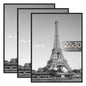 upsimples 16x24 Poster Frame, Easy Slide-In Assembly, Black, 3 Pack