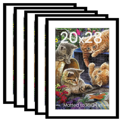 upsimples 11x14 Picture Frame, Gallery Wall Frames Set of 5, Gold
