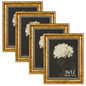 4x6 Picture Frame Set of 4 Vintage Bronze Gold for Tabletop & Wall