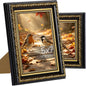 upsimples Vintage 5x7 Picture Frame, Antique Gold Frames, 2 Pack