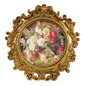 Cuspin 4x6 Vintage Picture Frame Gold Ornate Resin Arched Photo Frame