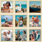 Vittanly 8x10 Picture Frames Set of 9 for Wall or Tabletop Display, Gold