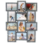 Jerry & Maggie 12 Opening Collage Photo Frame Rustic 23×18 Vintage Embossed Finish PVC Picture Frames Selfie Gallery Collage Wall Hanging For 6×4 Photo, Vintage