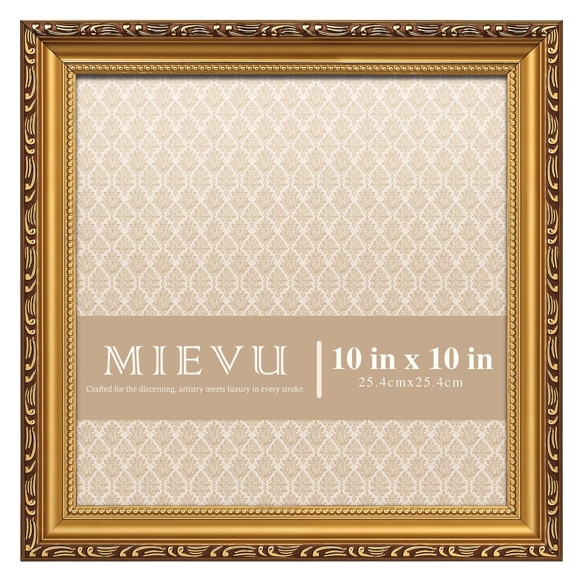 8x10 Picture Frame Gold, Ornate Vintage Photo Frame, Wall or Tabletop