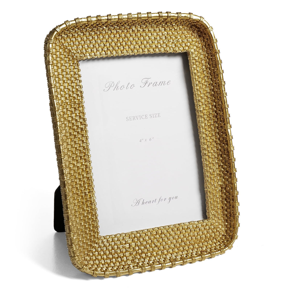 Cuspin 4x6 Vintage Picture Frame Gold Ornate Resin Arched Photo Frame