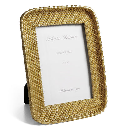 Cuspin 4x6 Vintage Picture Frame Gold Ornate Resin Arched Photo Frame