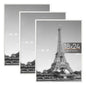 upsimples 16x24 Poster Frame, Easy Slide-In Assembly, Black, 3 Pack