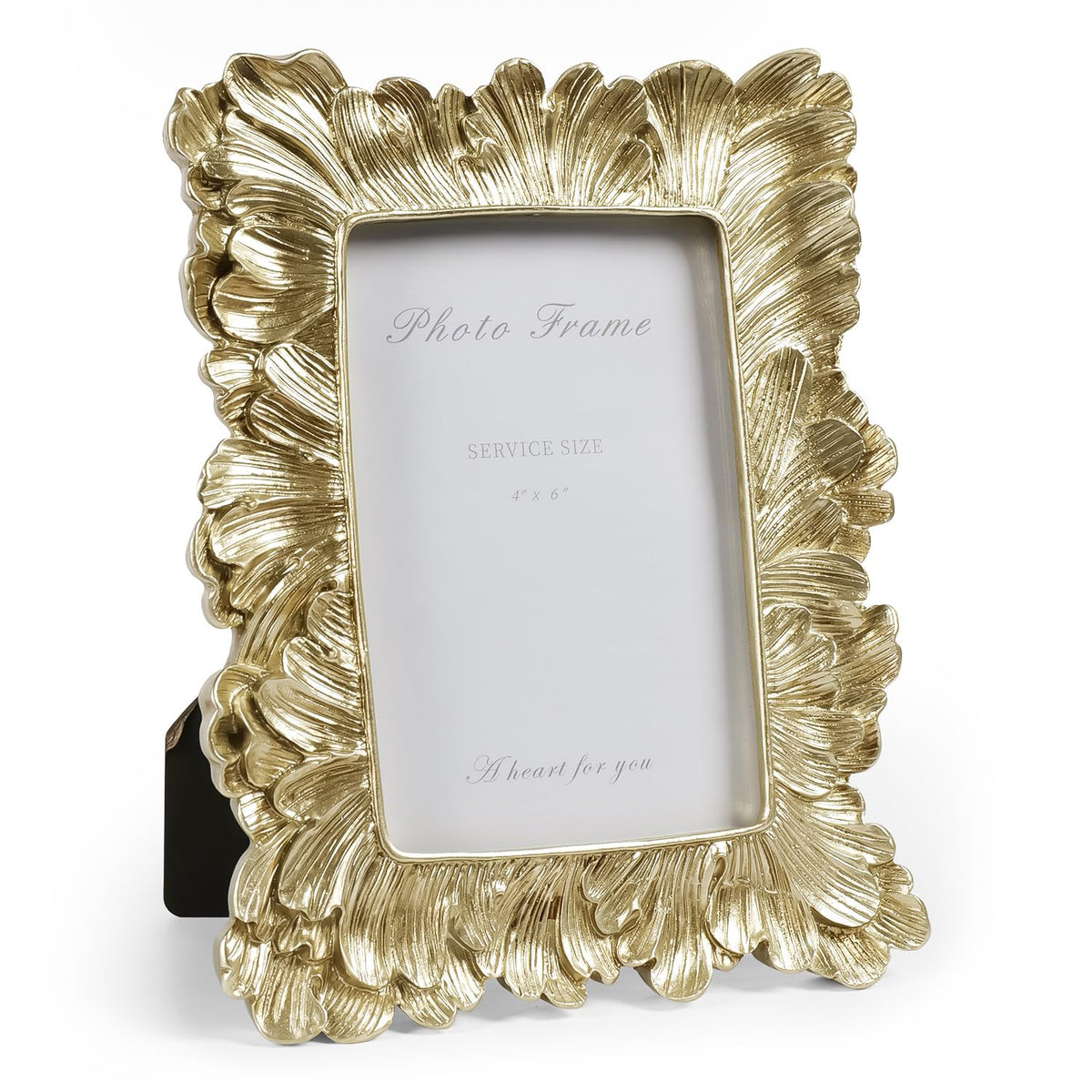 Cuspin 4x6 Vintage Picture Frame Gold Ornate Resin Arched Photo Frame