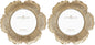 Circular Gold Floral Photo Frame / 4x4 In | For Tabletop Display | Perfect for Home Decor, Wedding, Graduation, Or Milestone Photos