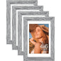 Vittanly 8x10 Picture Frames Set of 4, for Wall or Tabletop, Pale Pink