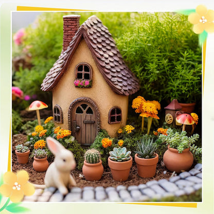 Maxdot 36 Pcs Small Terracotta Pot Tiny Clay Pots Bulk, 1.34 Inch, 6 Style