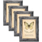 XUANLUO 5x7 Picture Frames Set of 4,Rustic Retro Photo Frame(Multicolor)