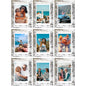 Vittanly 8x10 Picture Frames Set of 9 for Wall or Tabletop Display, Gold