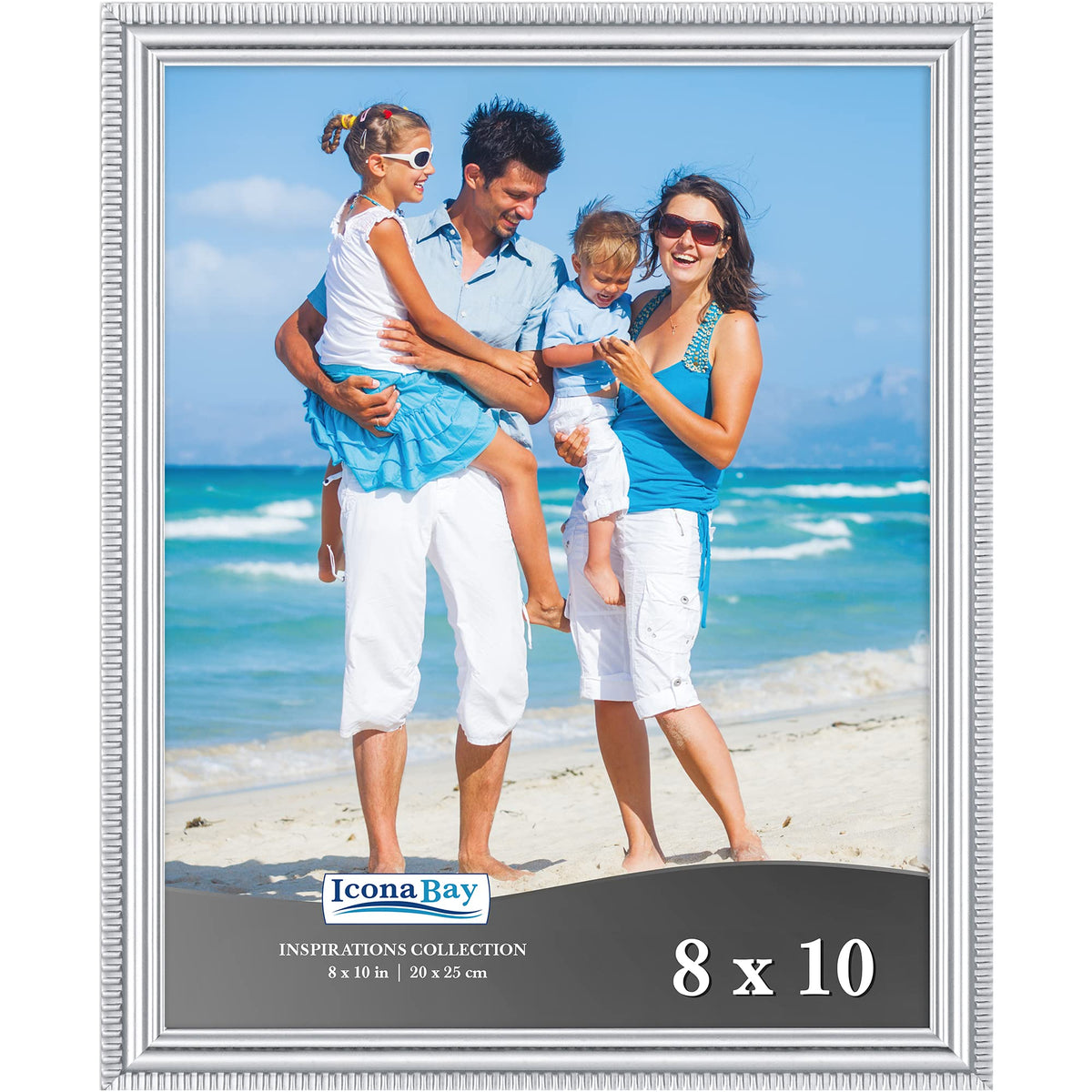 5x7 Gold Picture Frame, Contemporary, Inspirations, Wall or Table Top