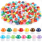 100pcs Mini Mushrooms Tiny Resin Mushrooms Miniature Little Small Mushroom Figures Bulk for for Micro Fairy Garden Landscape Aquarium Accessories Dollhouse Hide Crafts Decor