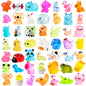 50 Pcs Mini Resin Animal Tiny Resin Animals Figurines Bulk Miniature Little to Hide Small Animal Figures Bulk for Micro Fairy Party Favors Garden Landscape Accessories Dollhouse Crafts Decor