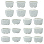 Bonsai Planter 1.8 inch (4.5cm) Mini Succulent Glazed Pots Set of 18 Green