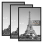 upsimples 16x24 Poster Frame, Easy Slide-In Assembly, Black, 3 Pack