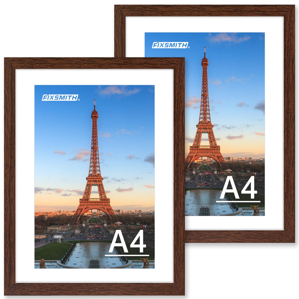 FIXSMITH 10 Pack Picture Frames Collage Wall Decor for Mounting or Tabletop Display, Gallery Wall Frame Set with Two 8x10 Black Frames, Four 5x7 Frames and Four 4x6 Frames, Multi-Pack Photo Frame Set