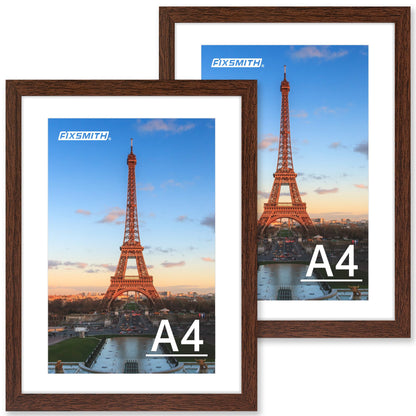 FIXSMITH 10 Pack Picture Frames Collage Wall Decor for Mounting or Tabletop Display, Gallery Wall Frame Set with Two 8x10 Black Frames, Four 5x7 Frames and Four 4x6 Frames, Multi-Pack Photo Frame Set