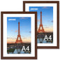 FIXSMITH 10 Pack Picture Frames Collage Wall Decor for Mounting or Tabletop Display, Gallery Wall Frame Set with Two 8x10 Black Frames, Four 5x7 Frames and Four 4x6 Frames, Multi-Pack Photo Frame Set