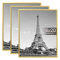 upsimples 16x24 Poster Frame, Easy Slide-In Assembly, Black, 3 Pack