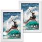 FIXSMITH 10 Pack Picture Frames Collage Wall Decor for Mounting or Tabletop Display, Gallery Wall Frame Set with Two 8x10 Black Frames, Four 5x7 Frames and Four 4x6 Frames, Multi-Pack Photo Frame Set