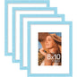 Vittanly 8x10 Picture Frames Set of 4, for Wall or Tabletop, Pale Pink