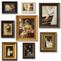 Lineshading 8 Pcs Vintage Picture Frames Set for Gallery Wall, Antique Gold