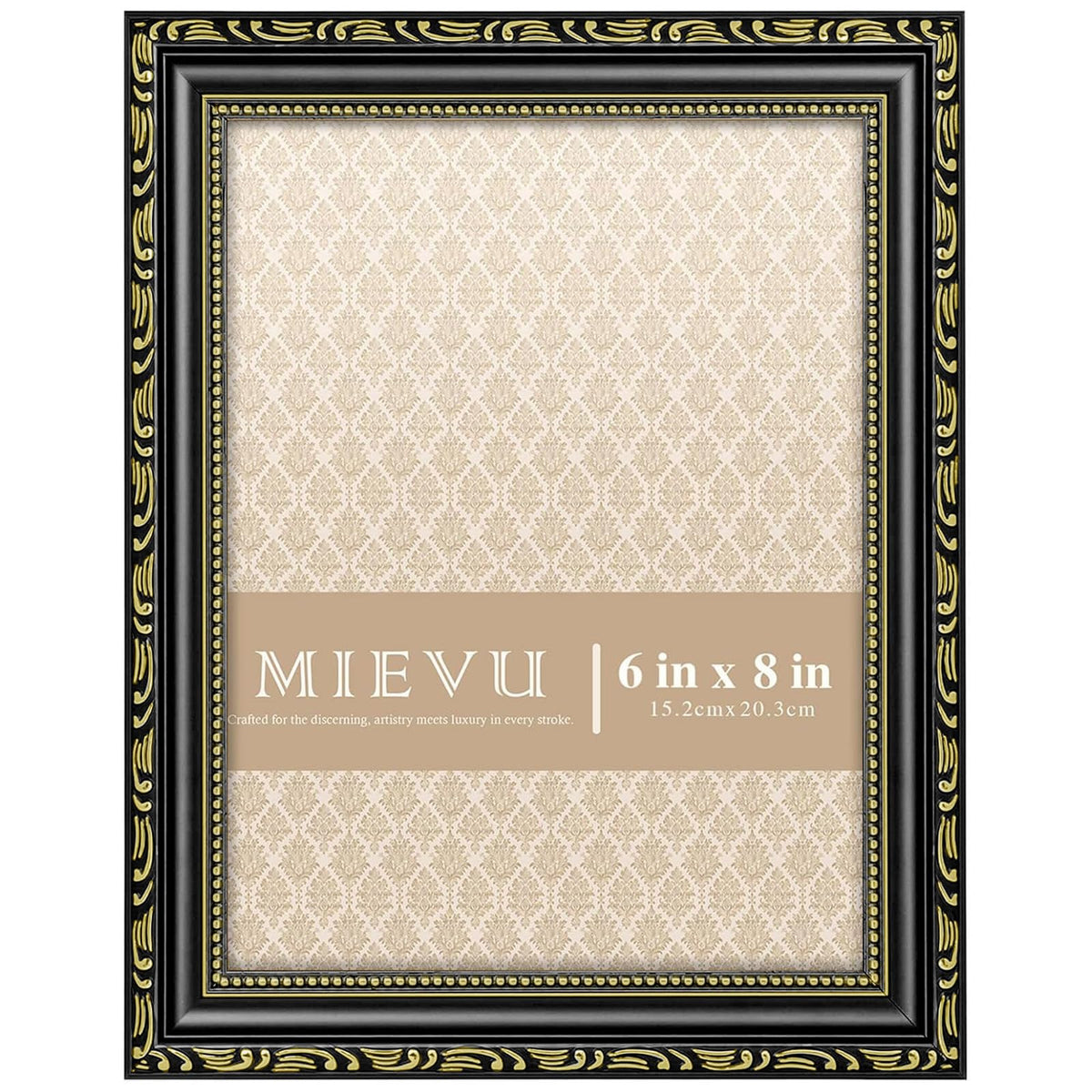 8x10 Picture Frame Gold, Ornate Vintage Photo Frame, Wall or Tabletop