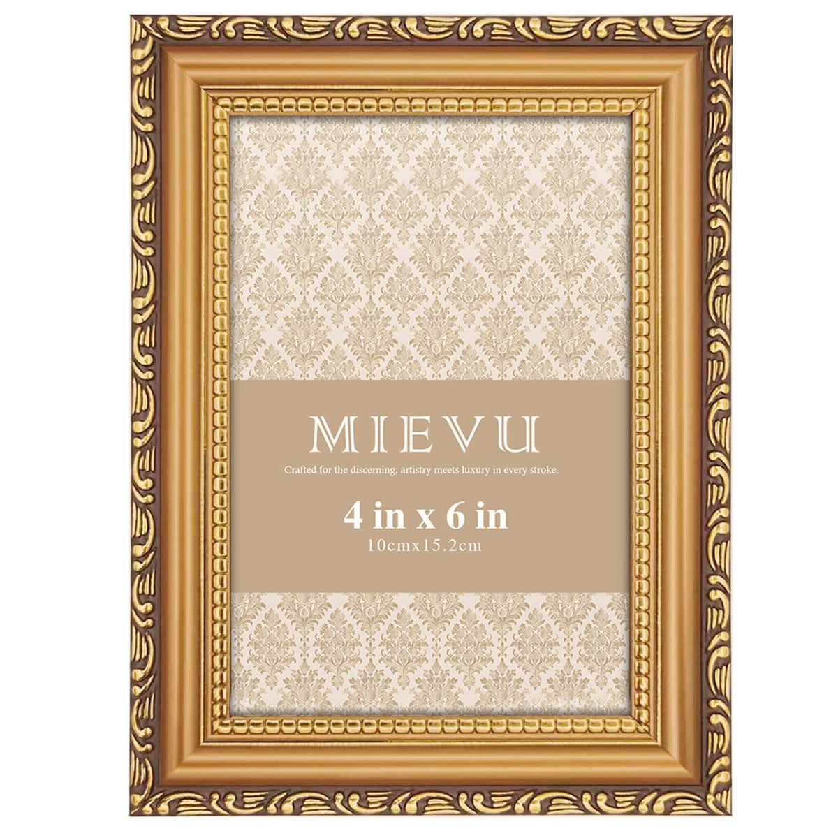 8x10 Picture Frame Gold, Ornate Vintage Photo Frame, Wall or Tabletop