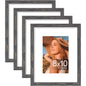 Vittanly 8x10 Picture Frames Set of 4, for Wall or Tabletop, Pale Pink