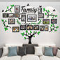 Picture Frames Collage Wall Decor - Family Tree Wall Decor for Living Room 4x6 5x7 8x10 11x14 3D DIY-Acrylic Family Wall Decor Photo Collage Frame for Wall
