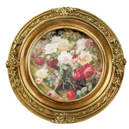 Cuspin 4x6 Vintage Picture Frame Gold Ornate Resin Arched Photo Frame