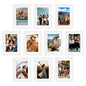 upsimples 4x6 Picture Frame, Photo Collage Wall Decor Set of 10, Black