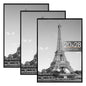 upsimples 16x24 Poster Frame, Easy Slide-In Assembly, Black, 3 Pack