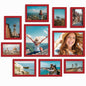Vittanly 10 Pack Picture Frames Collage Wall Decor, Black