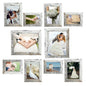 Picture Frame Set 10 pack, Farmhouse Photo Frames, Gallery Wall Frame Collage, with Two 8x10, Four 5x7, Four 4x6 Photo Frame set, in 3 Different Finishes Picture Frames For Wall or Desk,Rustic Brown
